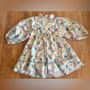 Entro Women's Mini Dress with Multicolor Floral Design